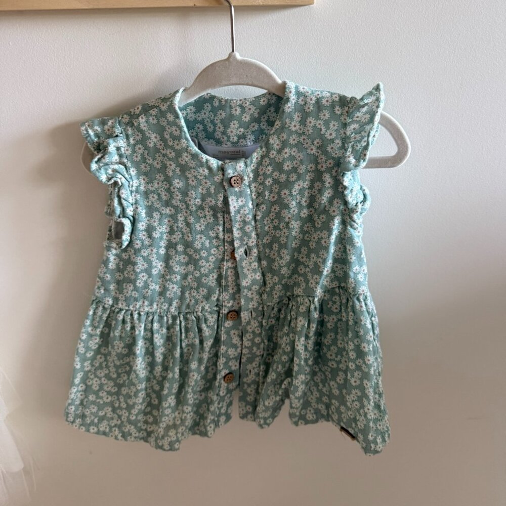 mayoral floral toddler girl dress